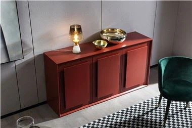 Villa Dining Room Red Sideboard Cabinet